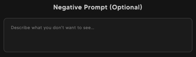 Sauci negative prompting box