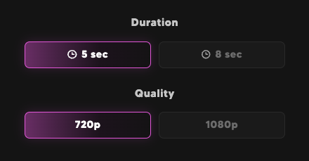 Choose Duration.& Quality of Sauci video