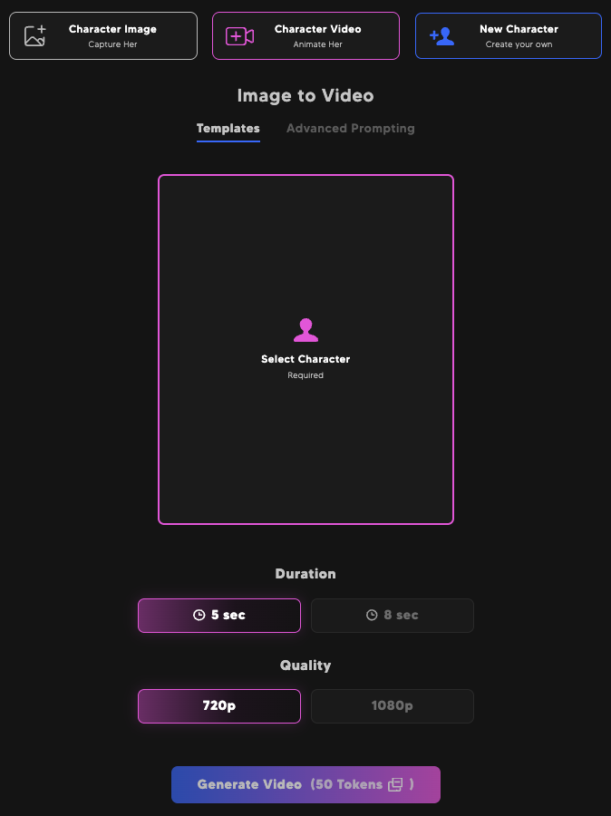 Sauci Image to video generator