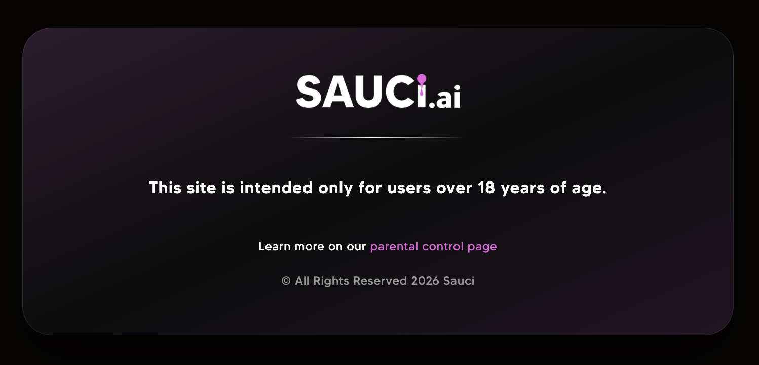 Sauci parental control 18+